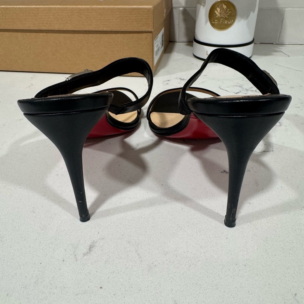 Christian Louboutin Black Lock Me 85 - Picture 4 of 9